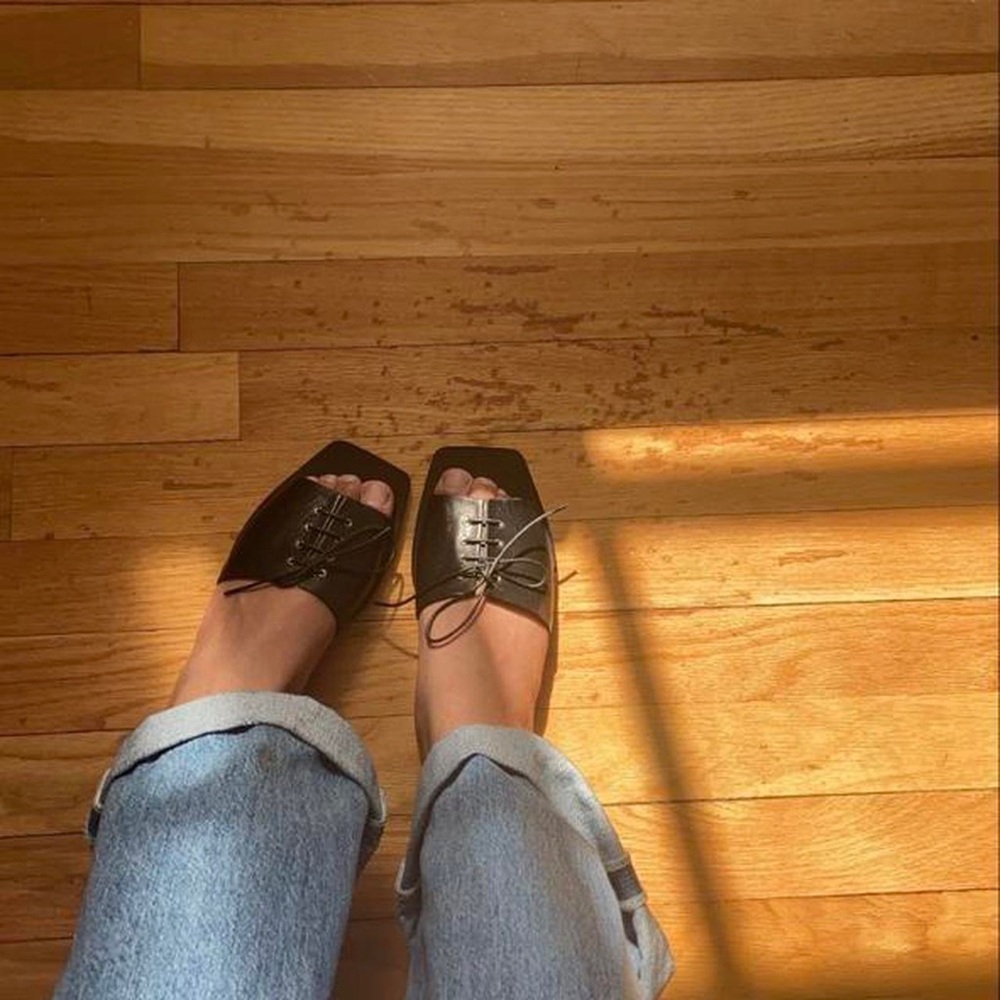 Jil Sander Leather Sandals